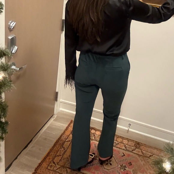 Cinq a Sept Kerry Chenille Velvet Straight Pants - Picture 3 of 8